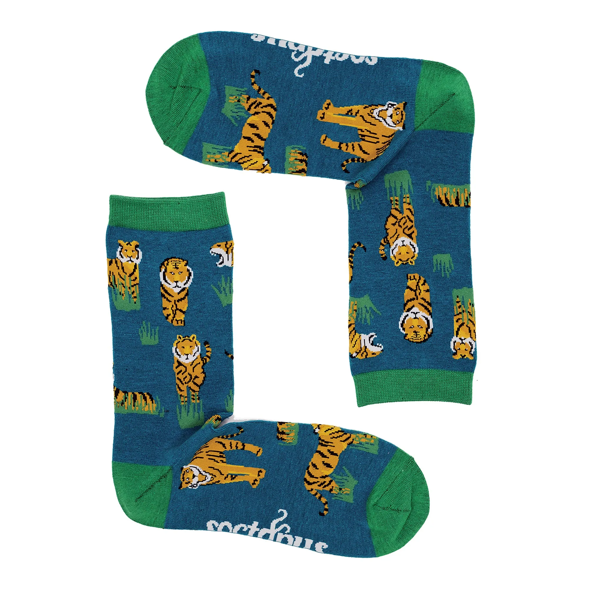 1 Pack Mens & Ladies Animal Design Crew Cotton Socks