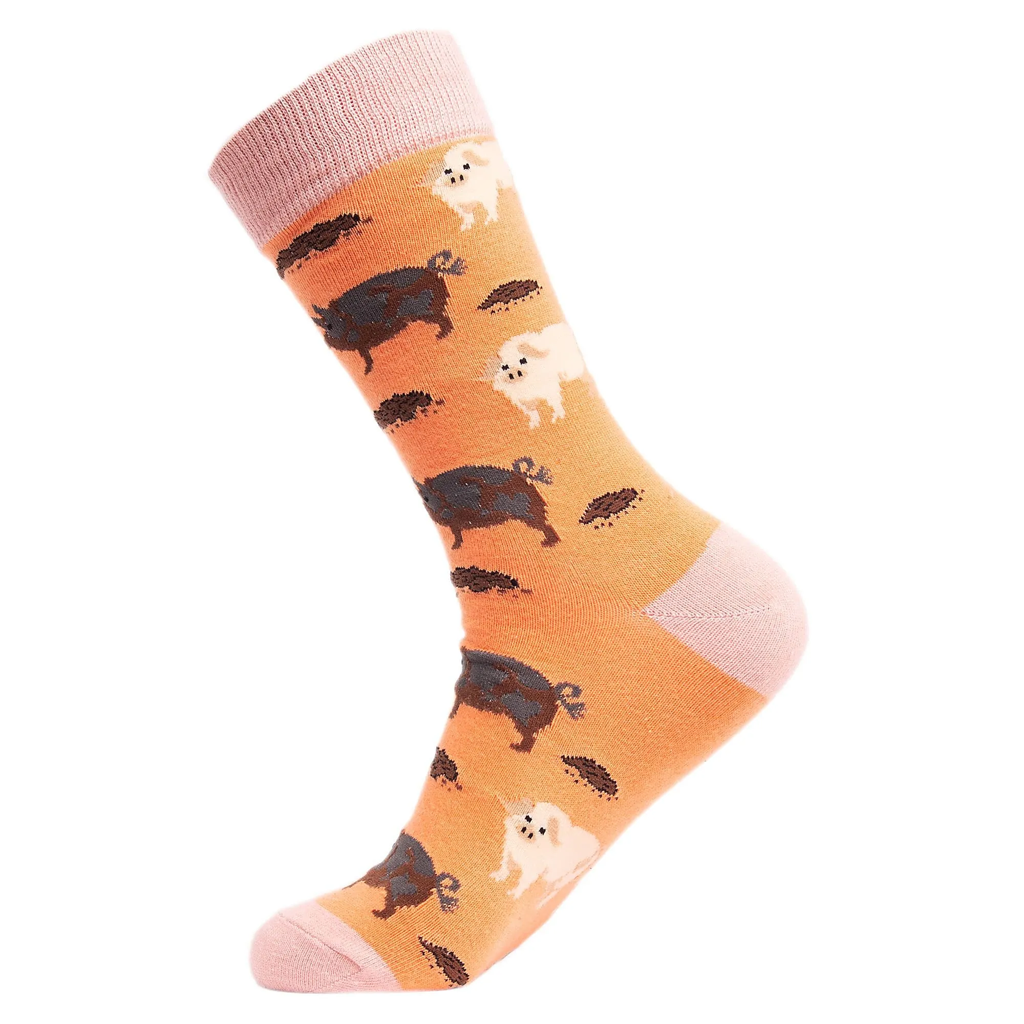 1 Pack Mens & Ladies Animal Design Crew Cotton Socks