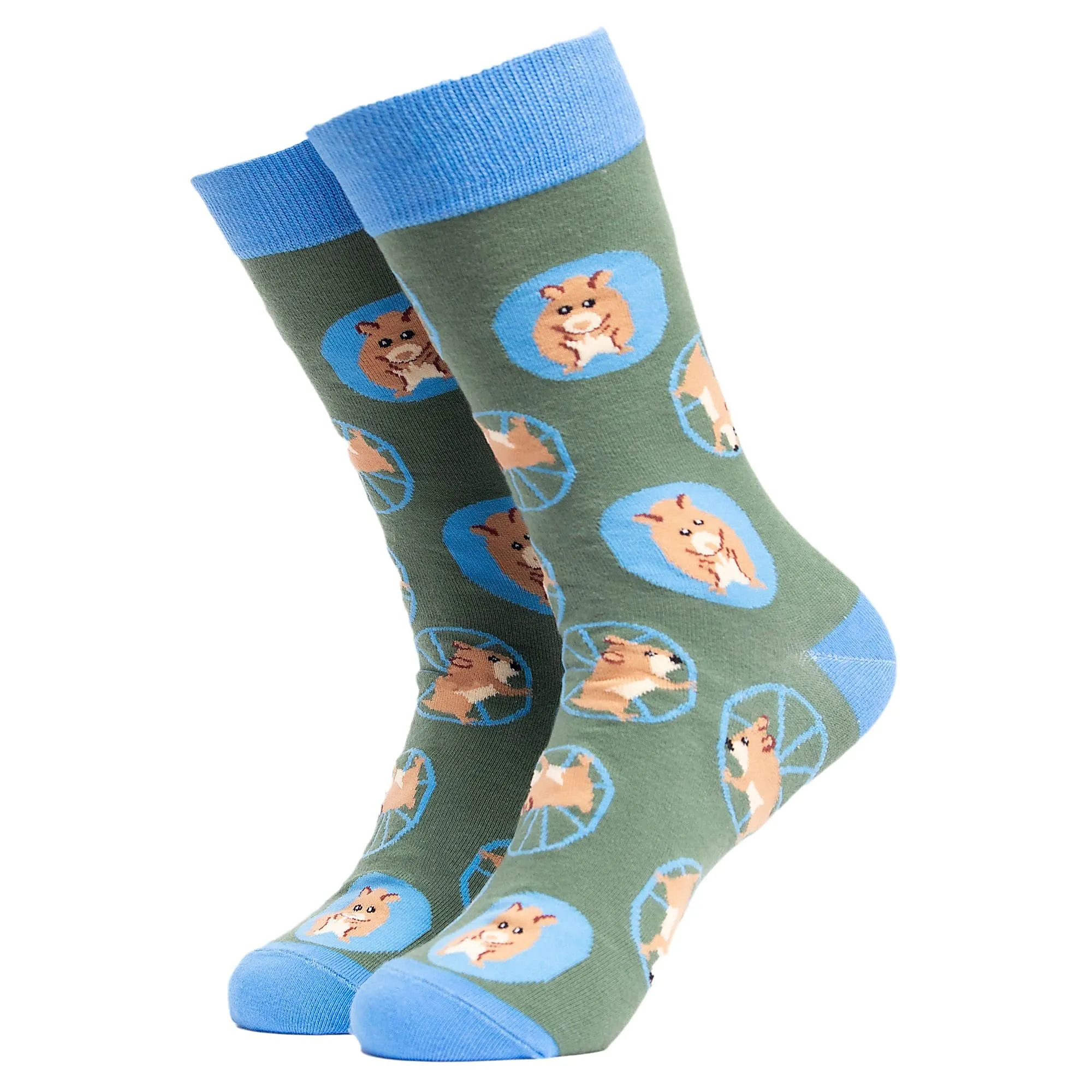 1 Pack Mens & Ladies Animal Design Crew Cotton Socks
