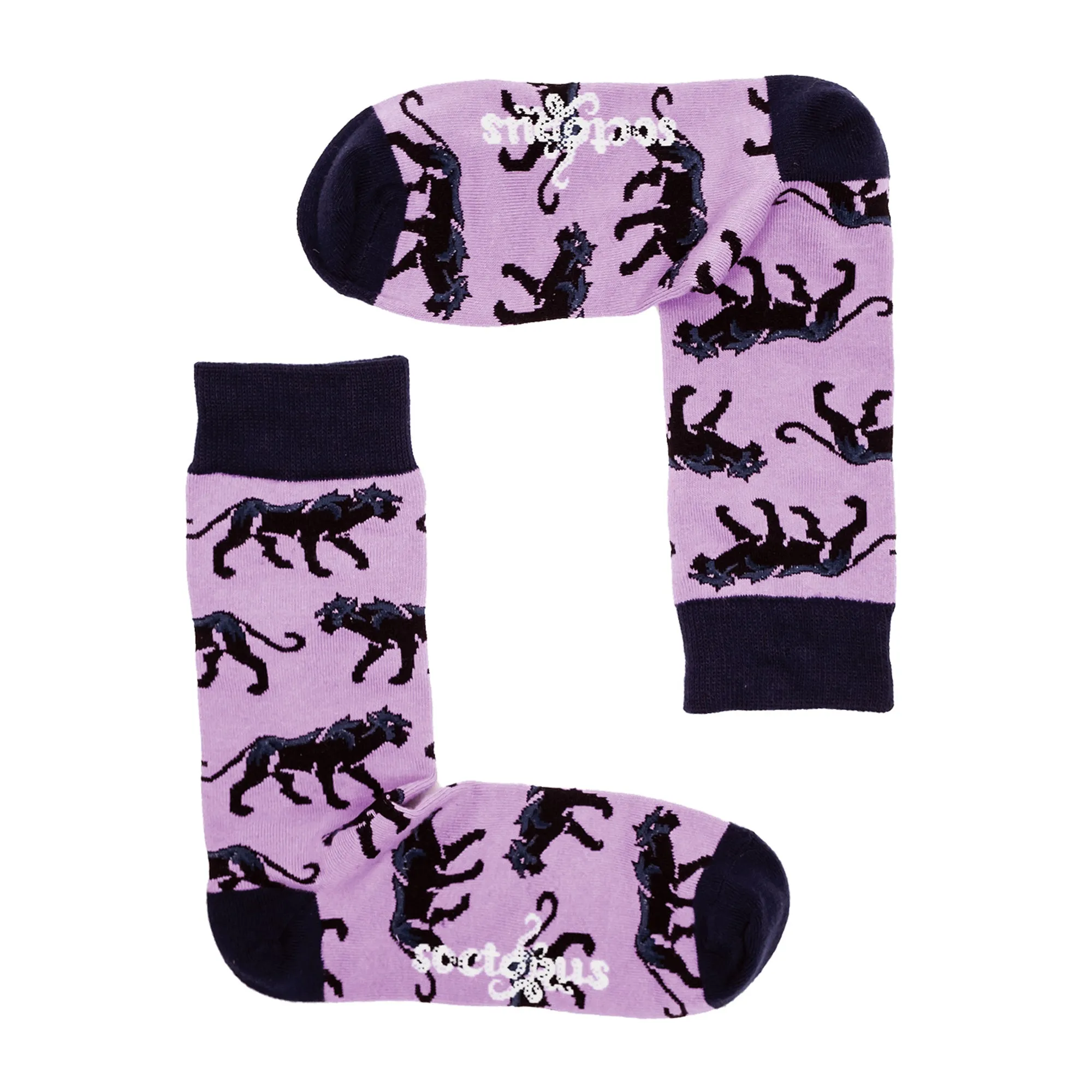 1 Pack Mens & Ladies Animal Design Crew Cotton Socks