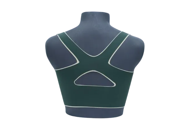 10038 - Elite Cross Body Front-Pattern Sports Wear: Premium Seamless Design