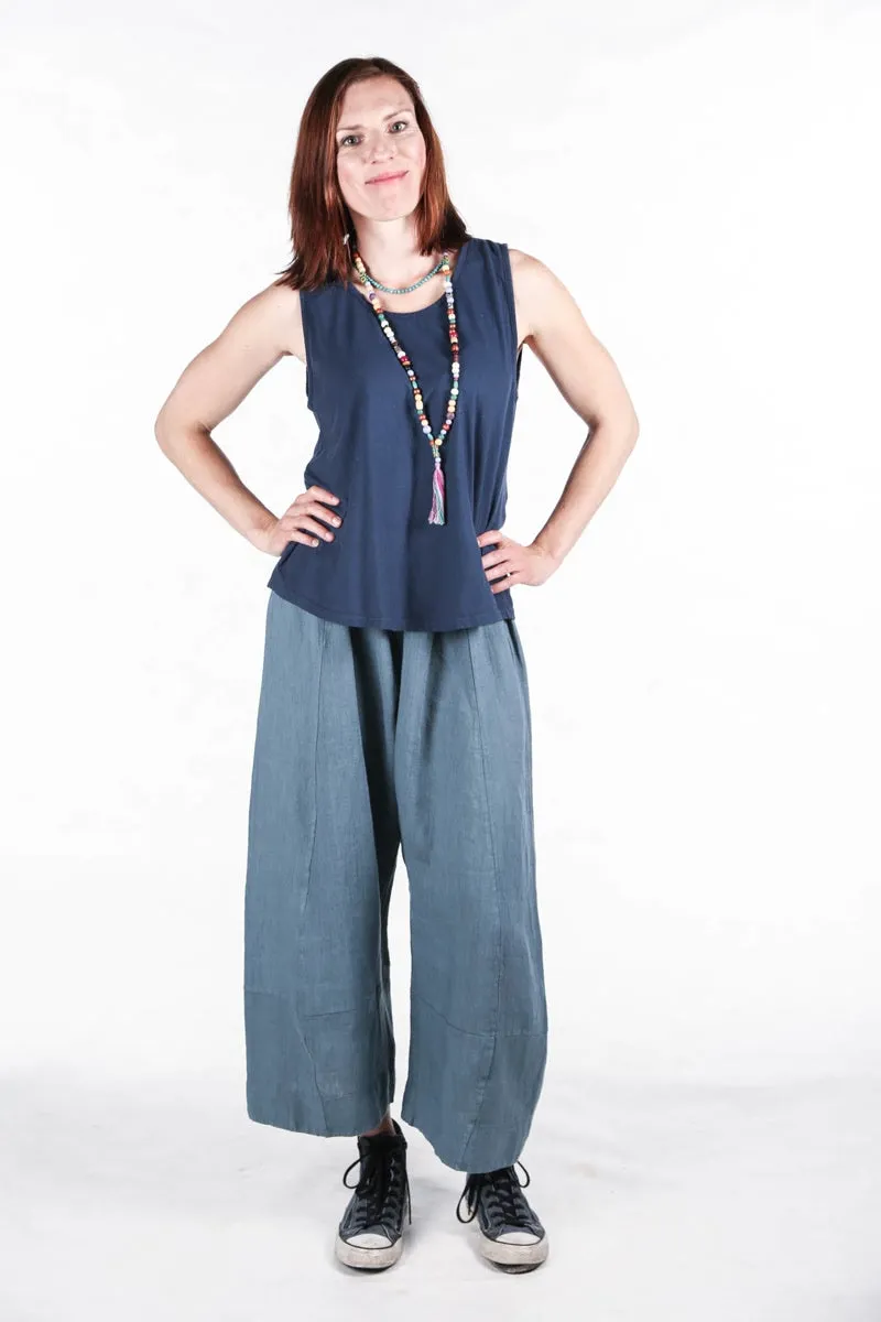 1212-OJ Tank-Indigo-U
