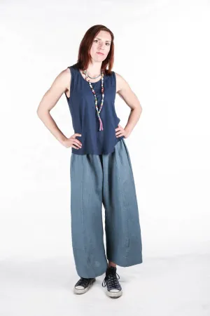 1212-OJ Tank-Indigo-U