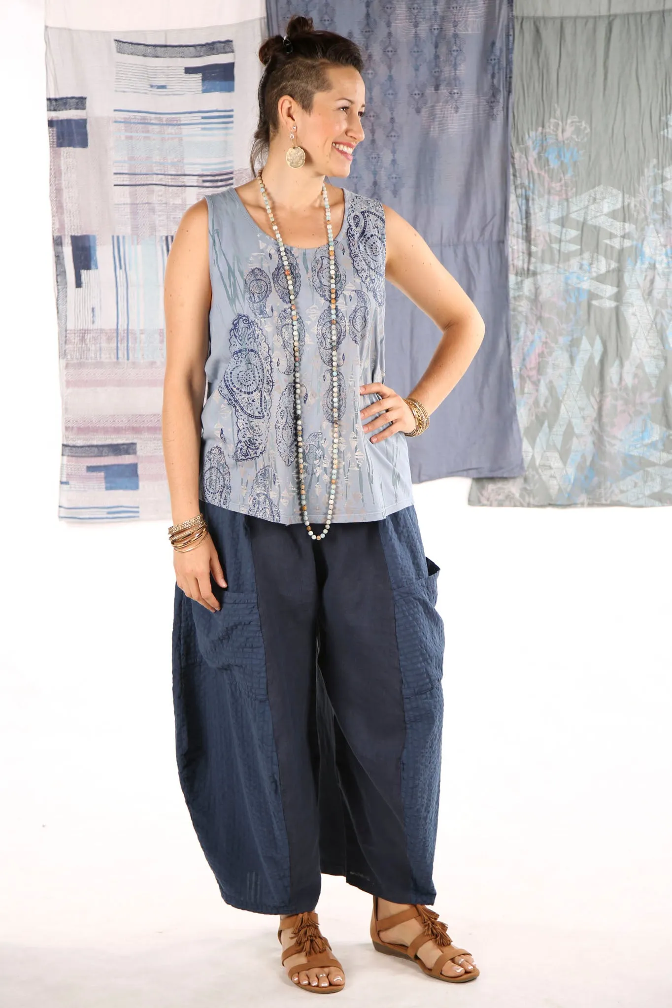 1212 OJ Tank Summer Blue-P
