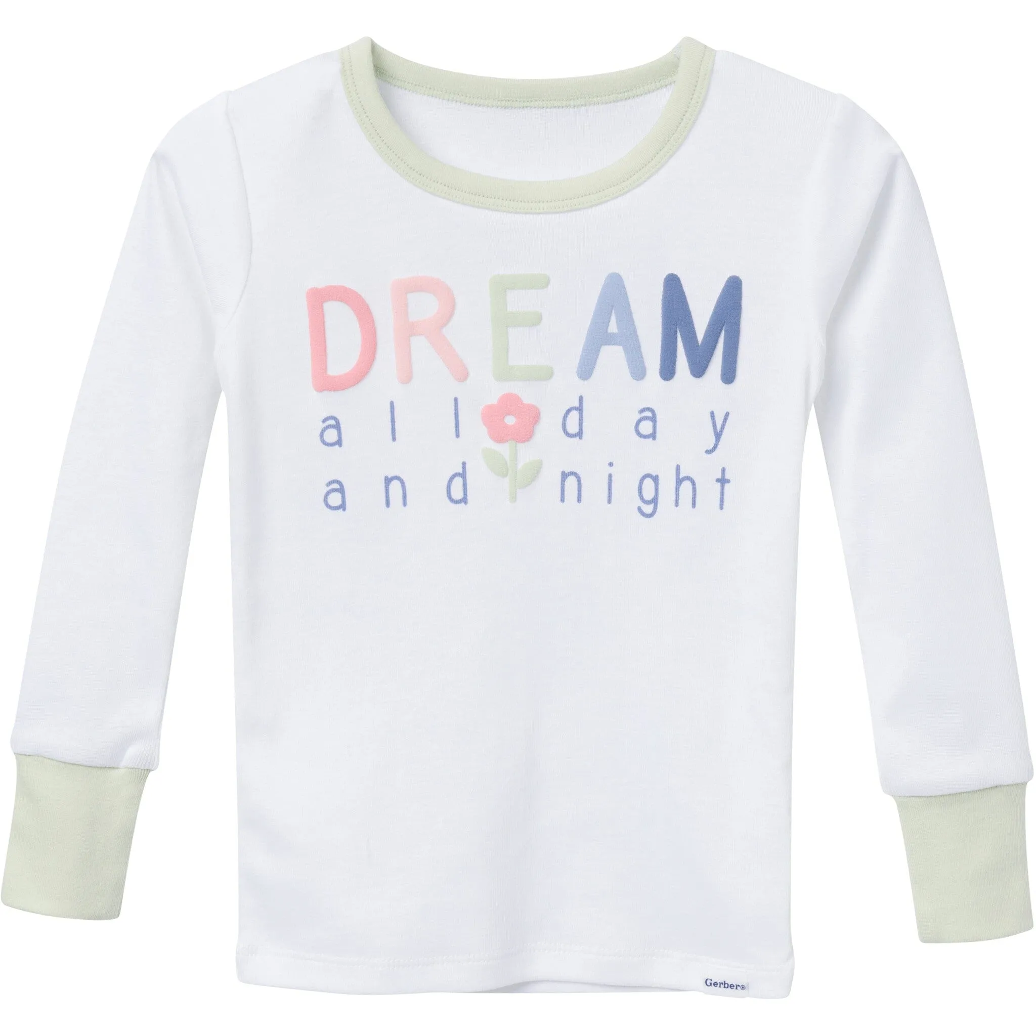 2-Piece Infant & Toddler Girls Ditsy Floral Long Sleeve Pajama Set