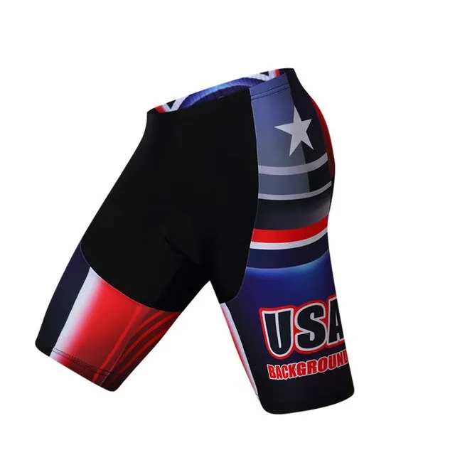 2020 Cycling shorts Men's Bike Short Padded proTeam MTB bicycle Bottom Road mountain short Sportswear for male USA red green