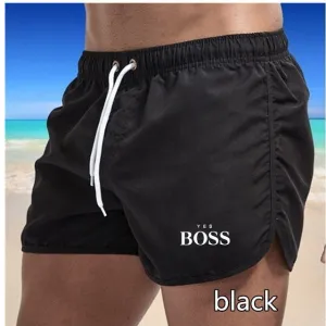 2021 Summer Gyms Fitness Hot Shorts Men's Solid Color Shorts Men's Summer Loose Breathable Casual Shorts Beach Shorts Large Size
