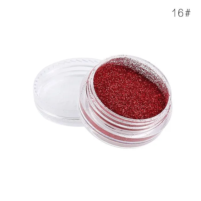 24 Colors Metallic Glitter Eyeshadow