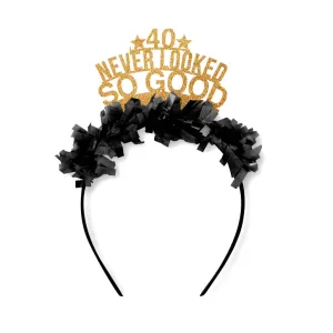 40th Birthday Headband
