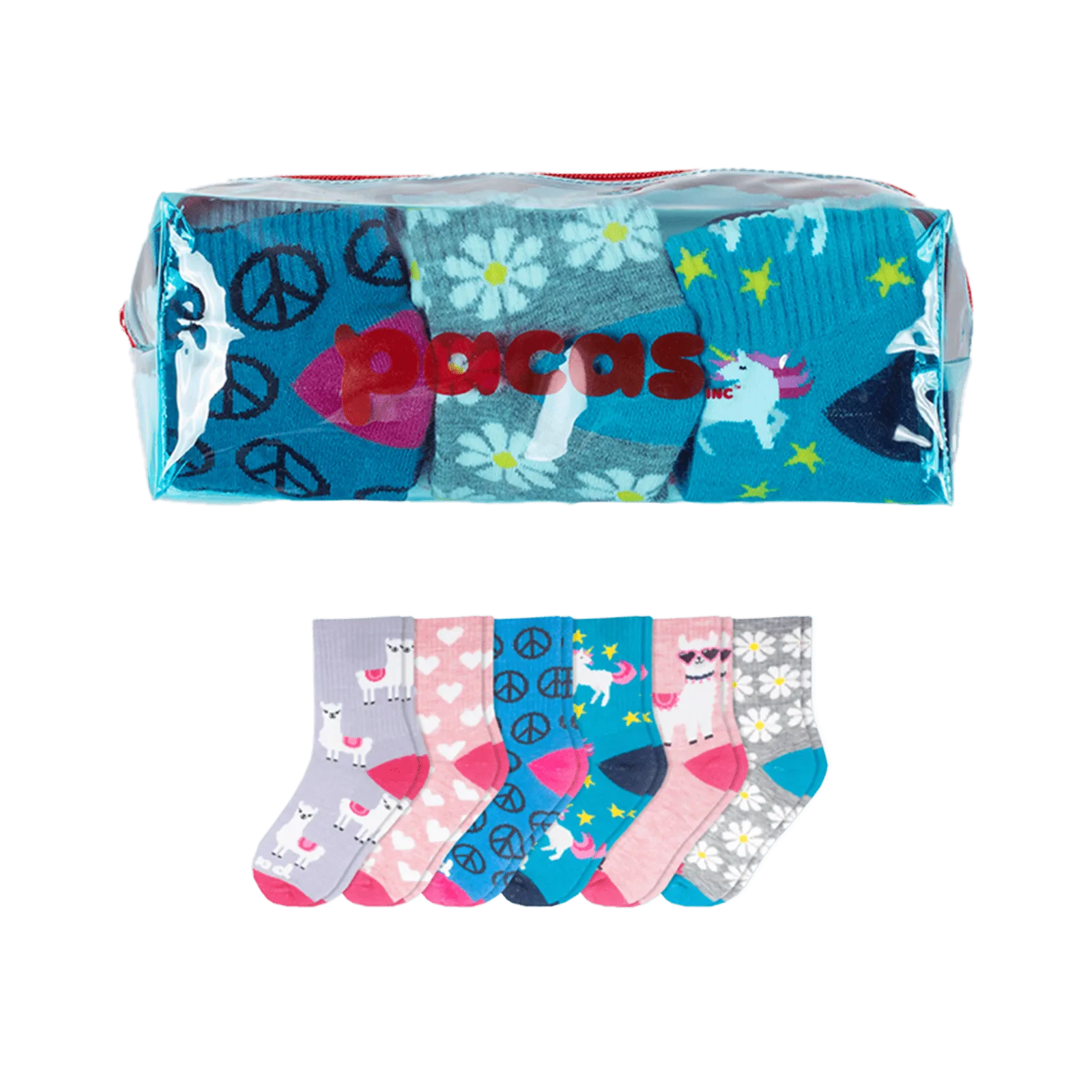 6 Pack - Kids' Crew Pacas Socks