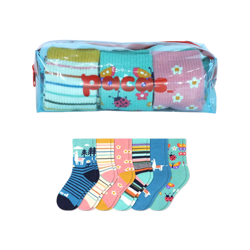 6 Pack - Kids' Crew Pacas Socks