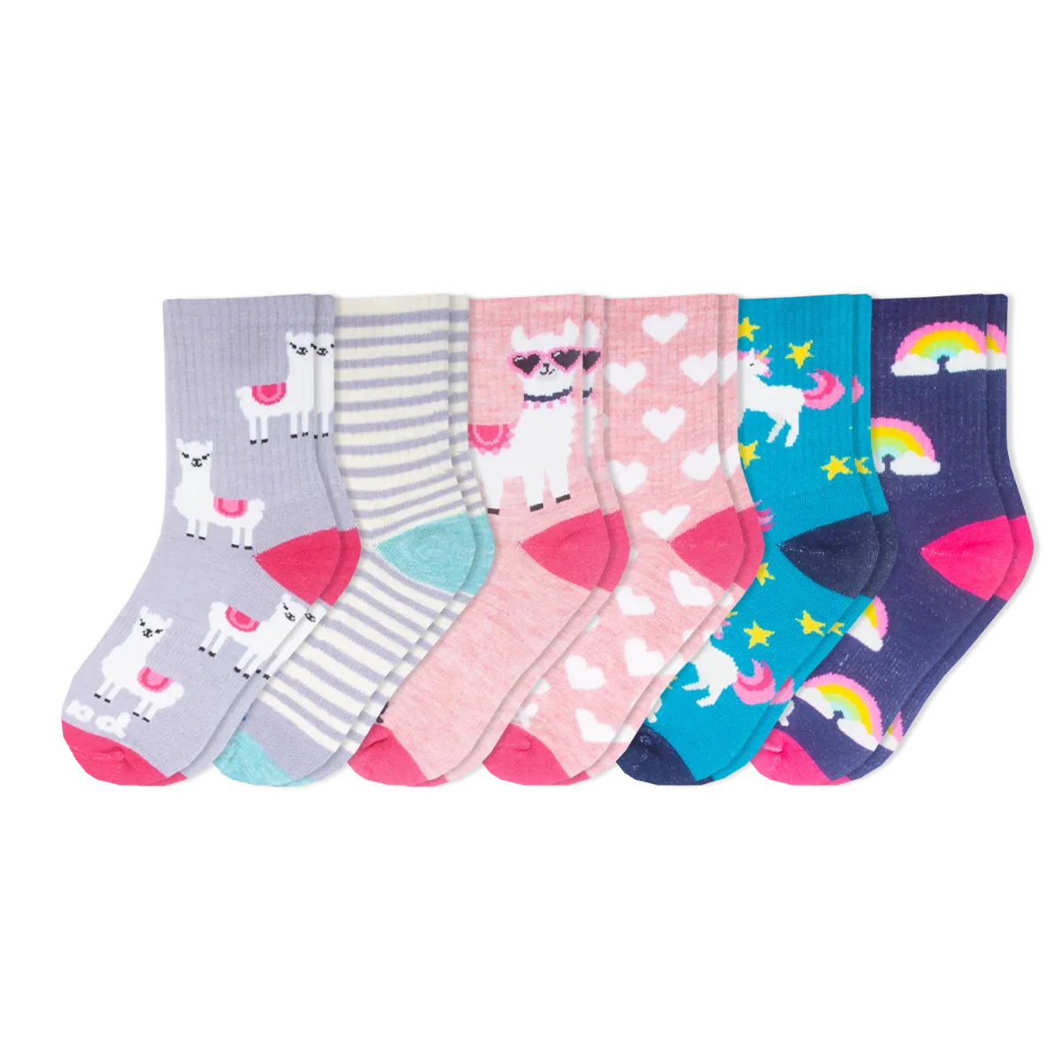 6 Pack - Kids' Crew Pacas Socks