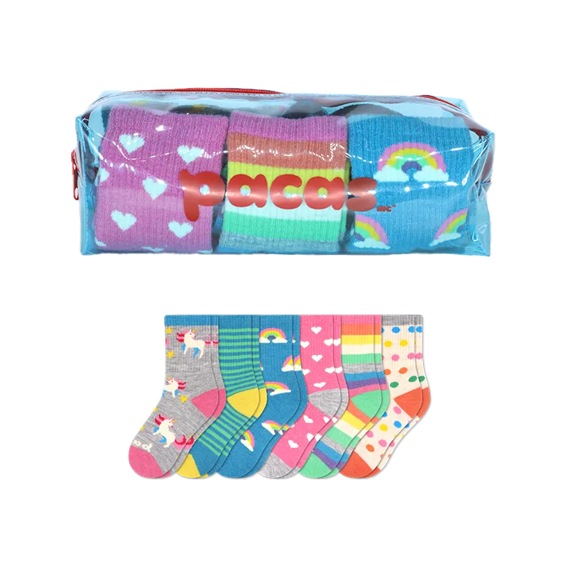 6 Pack - Kids' Crew Pacas Socks