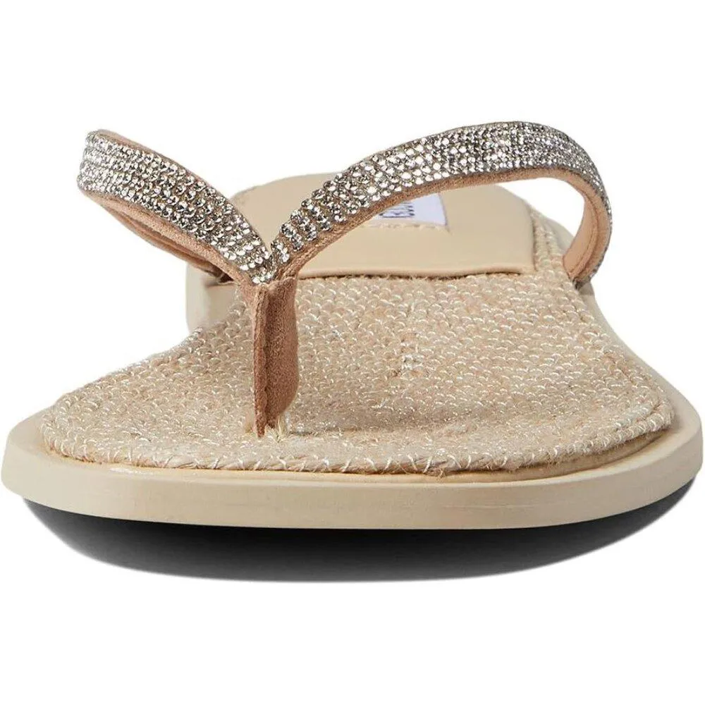 Abela Rhinestone Flat Thongs