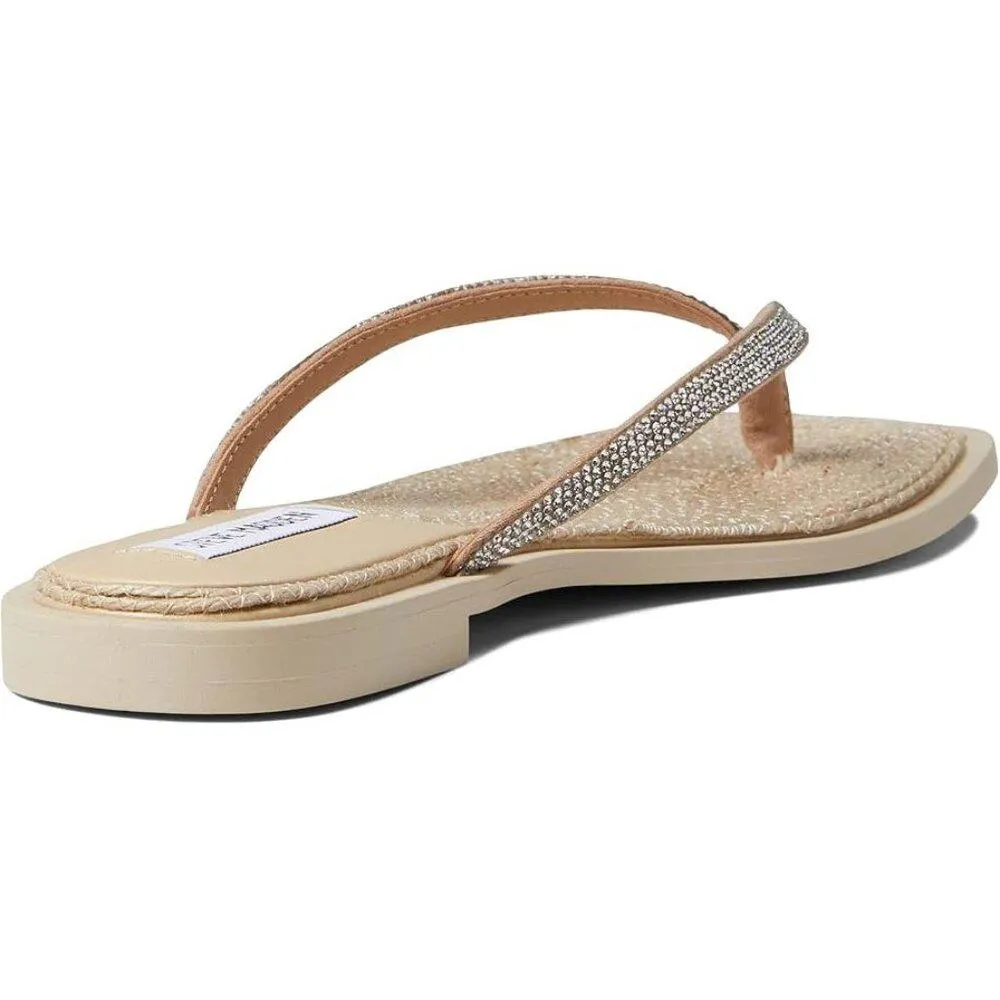 Abela Rhinestone Flat Thongs