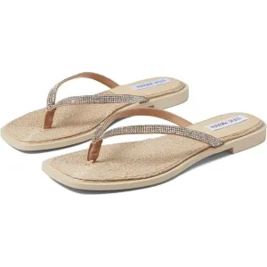 Abela Rhinestone Flat Thongs