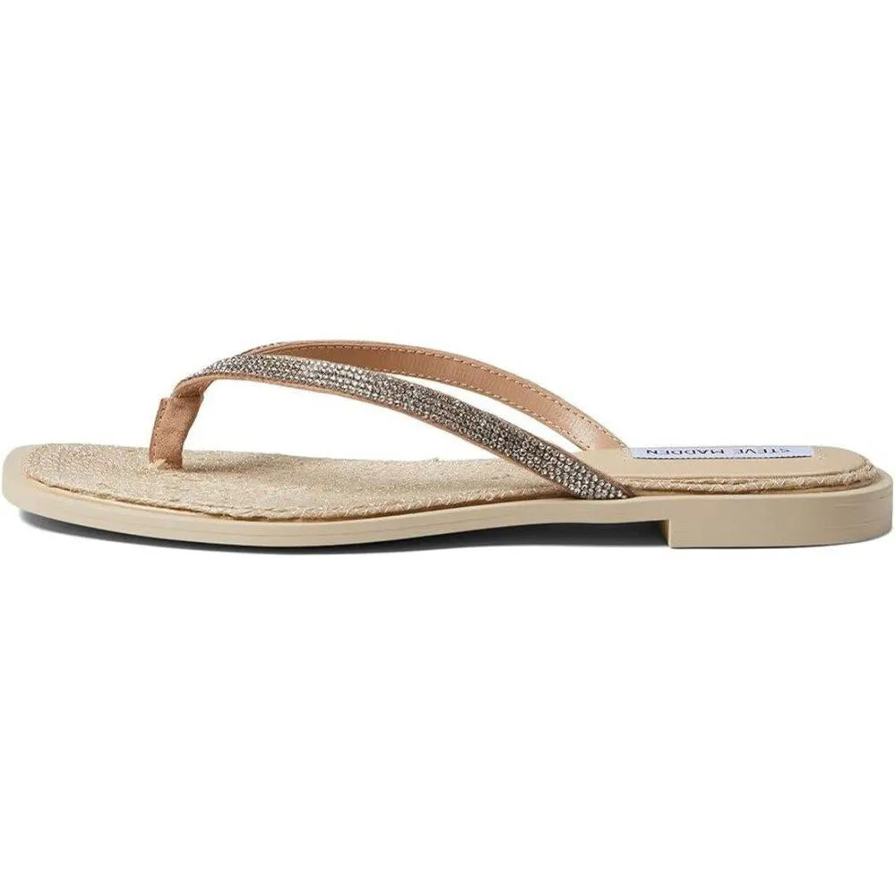 Abela Rhinestone Flat Thongs