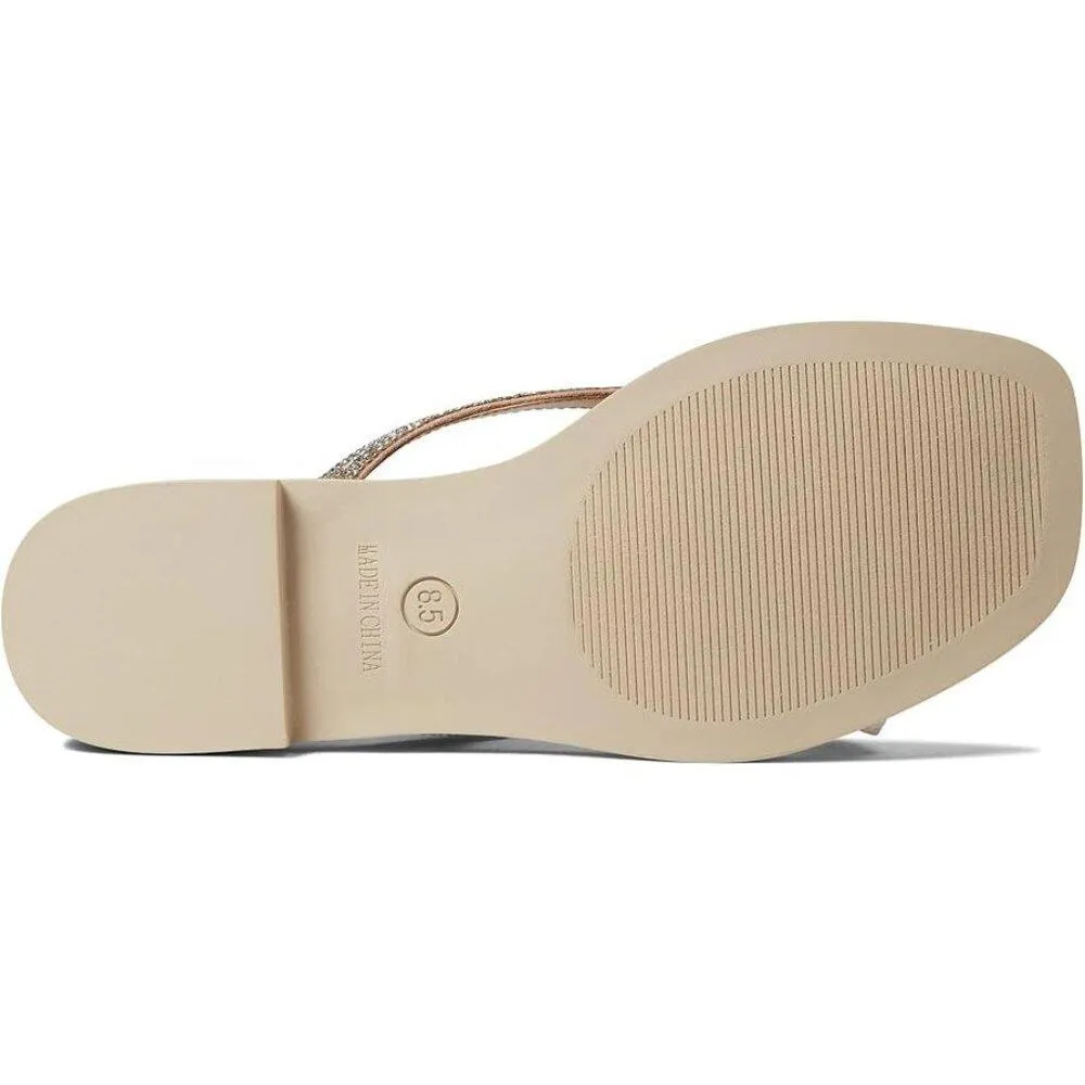 Abela Rhinestone Flat Thongs