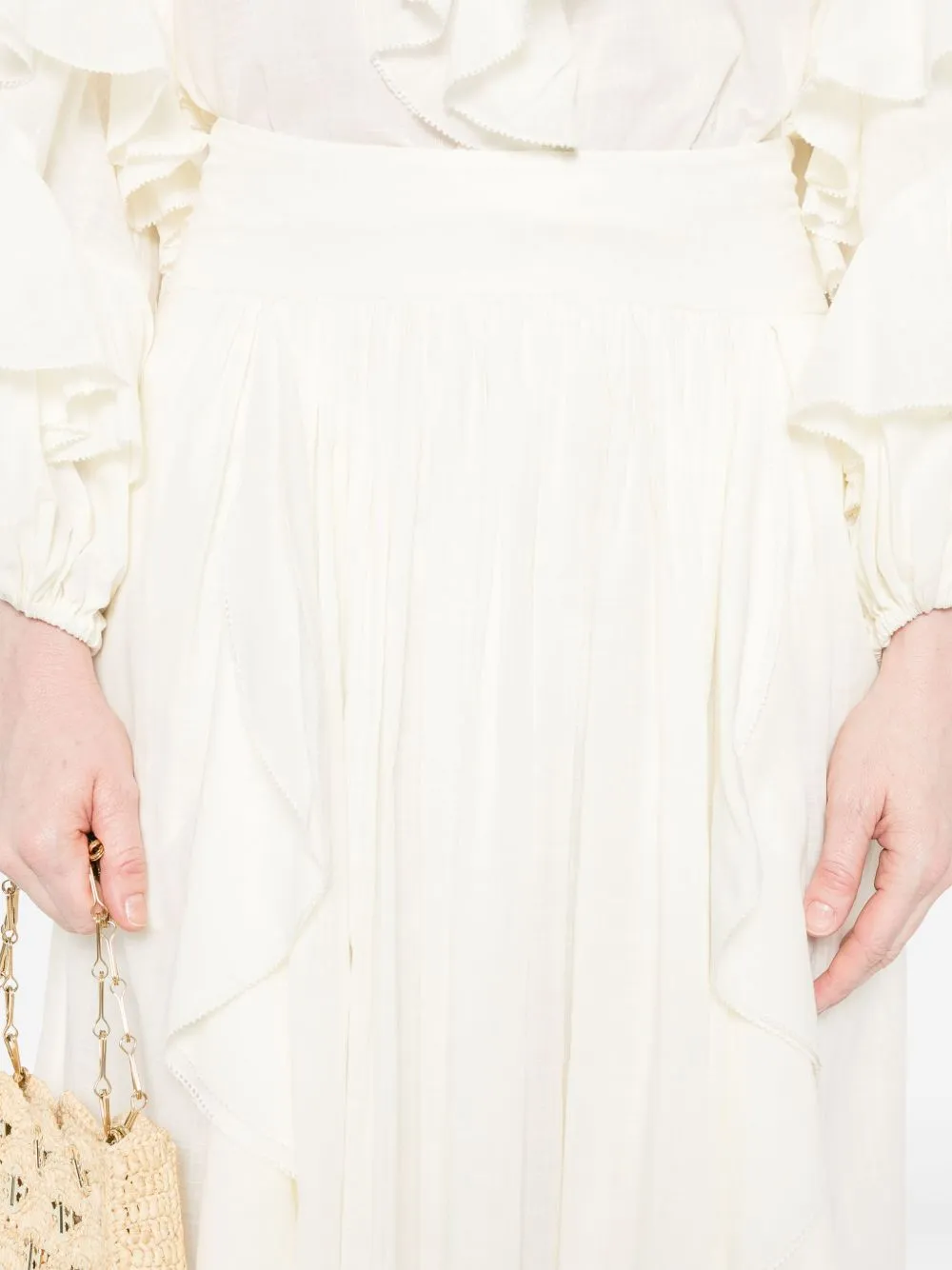 Acacia cotton maxi skirt