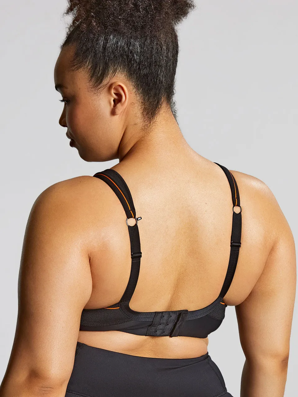 Activate Wired Non Padded Sports Bra In Black - Sculptresse