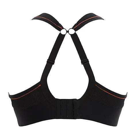 Activate Wired Non Padded Sports Bra In Black - Sculptresse