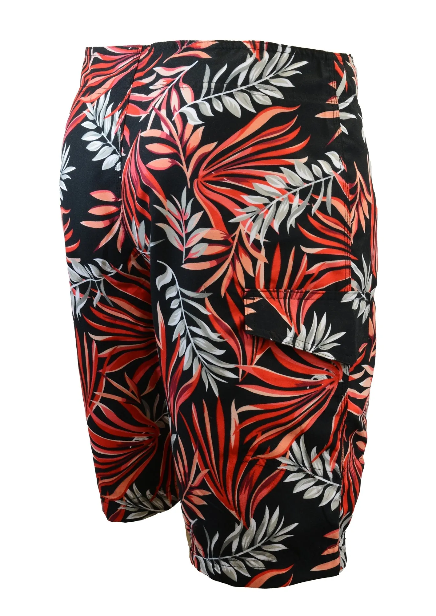 Adoretex Men's Fern Garden Swim Trunk Beach Board Shorts (MP008)