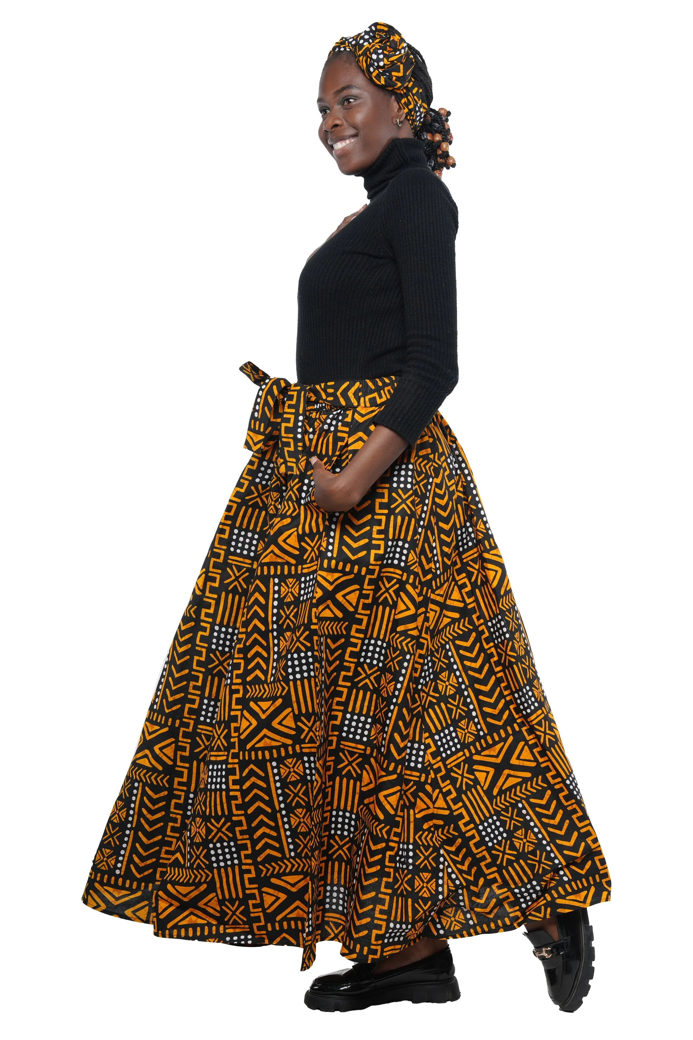 African Long Maxi Skirt