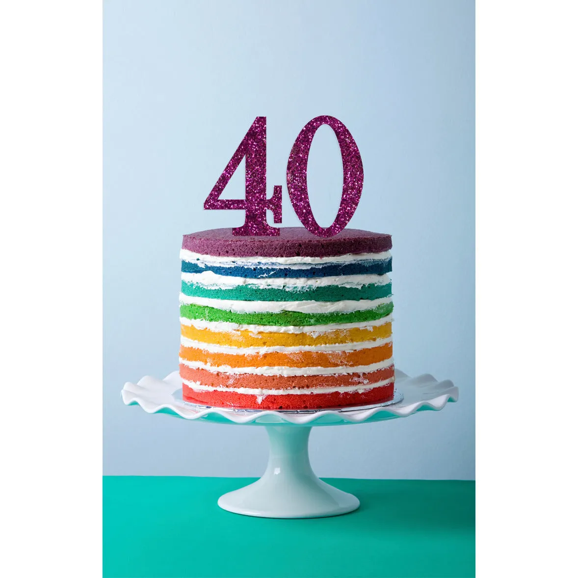Age Number Birthday Cake Topper