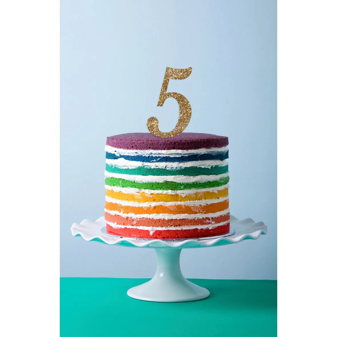 Age Number Birthday Cake Topper