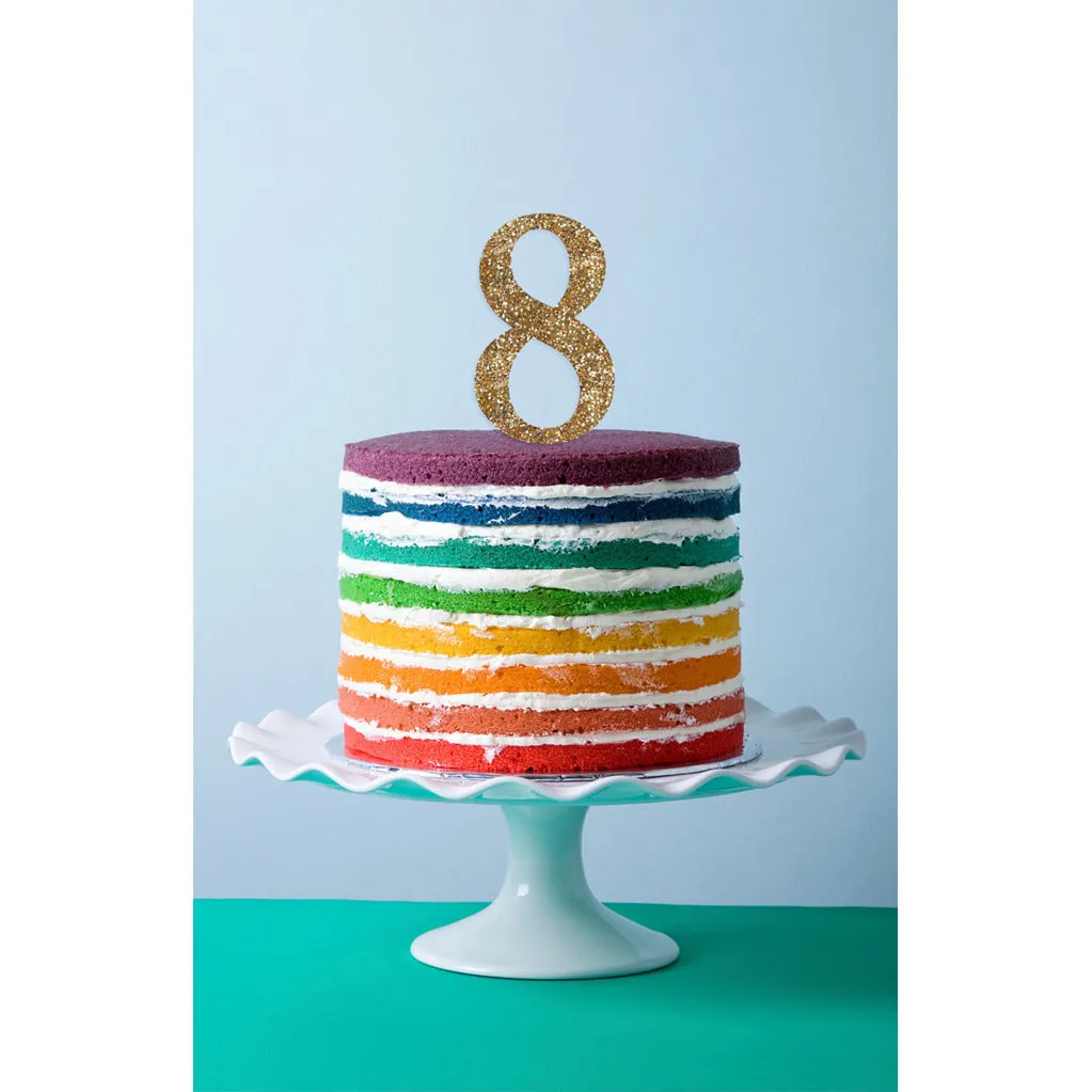 Age Number Birthday Cake Topper