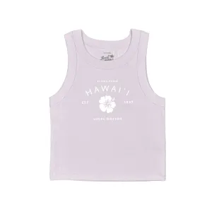 ALOHA FROM RIB CROP TANK TOP