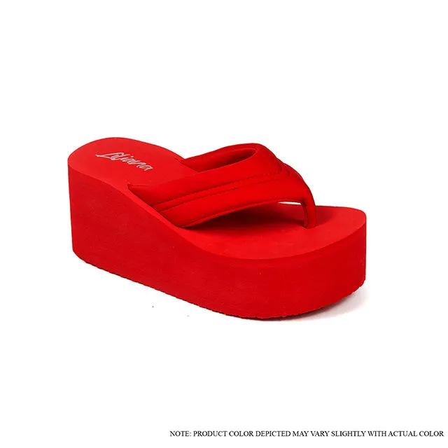 ALTA-1 Red Flip Flop Sandals