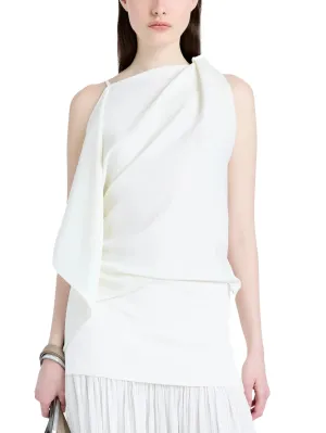 Alyssa Top in Matte Viscose Crepe