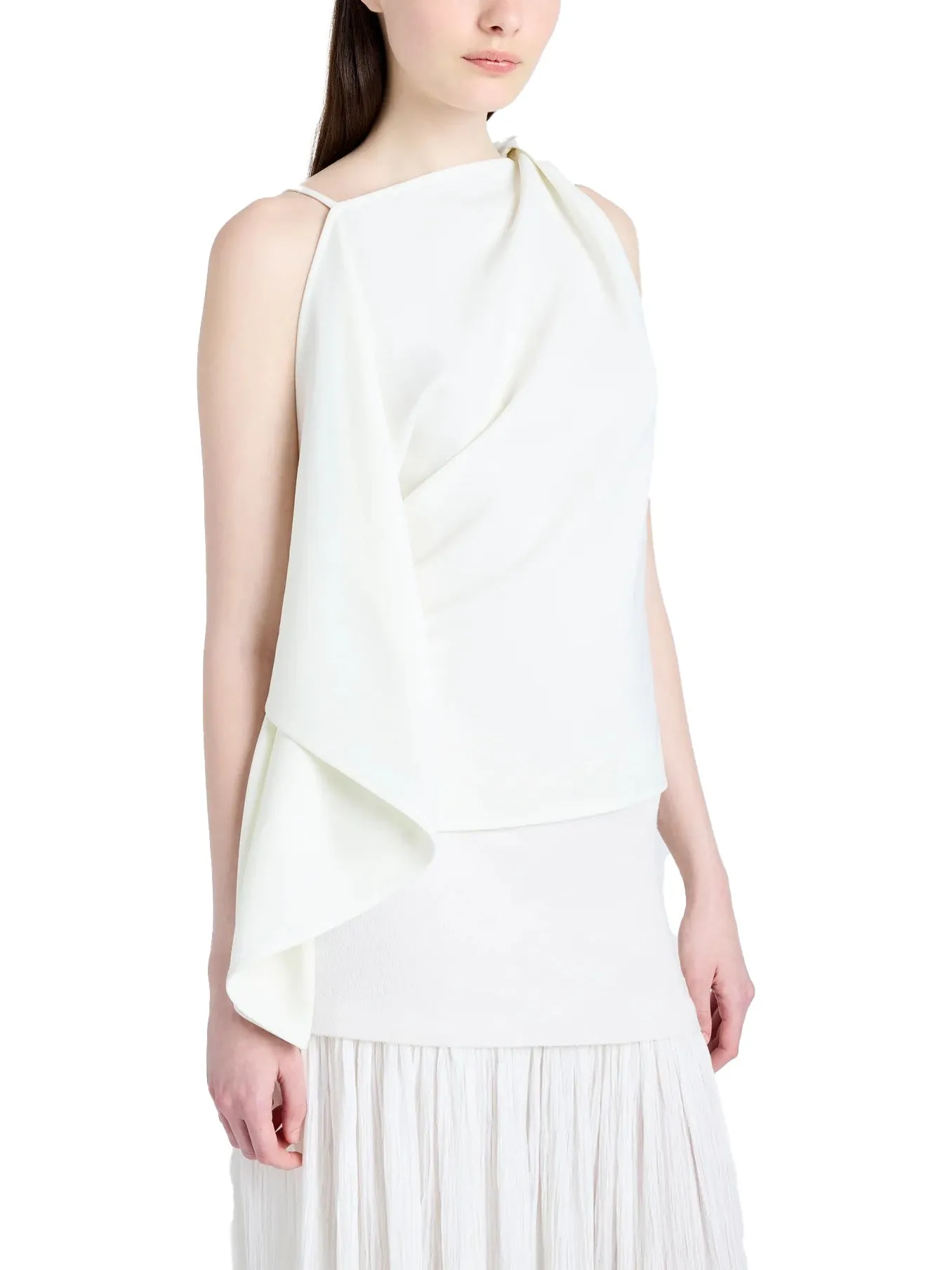 Alyssa Top in Matte Viscose Crepe