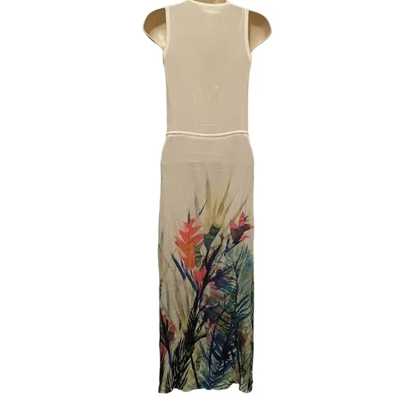 Anthtopologie Mermaid Watercolor Dress