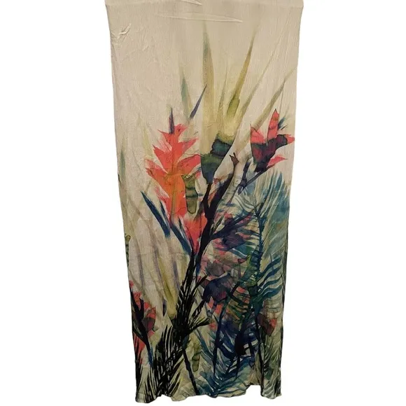 Anthtopologie Mermaid Watercolor Dress