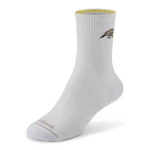 Anytime Crew Sock - Blizzard/Rugged Beige (Natural Black) - Kiwi Bird