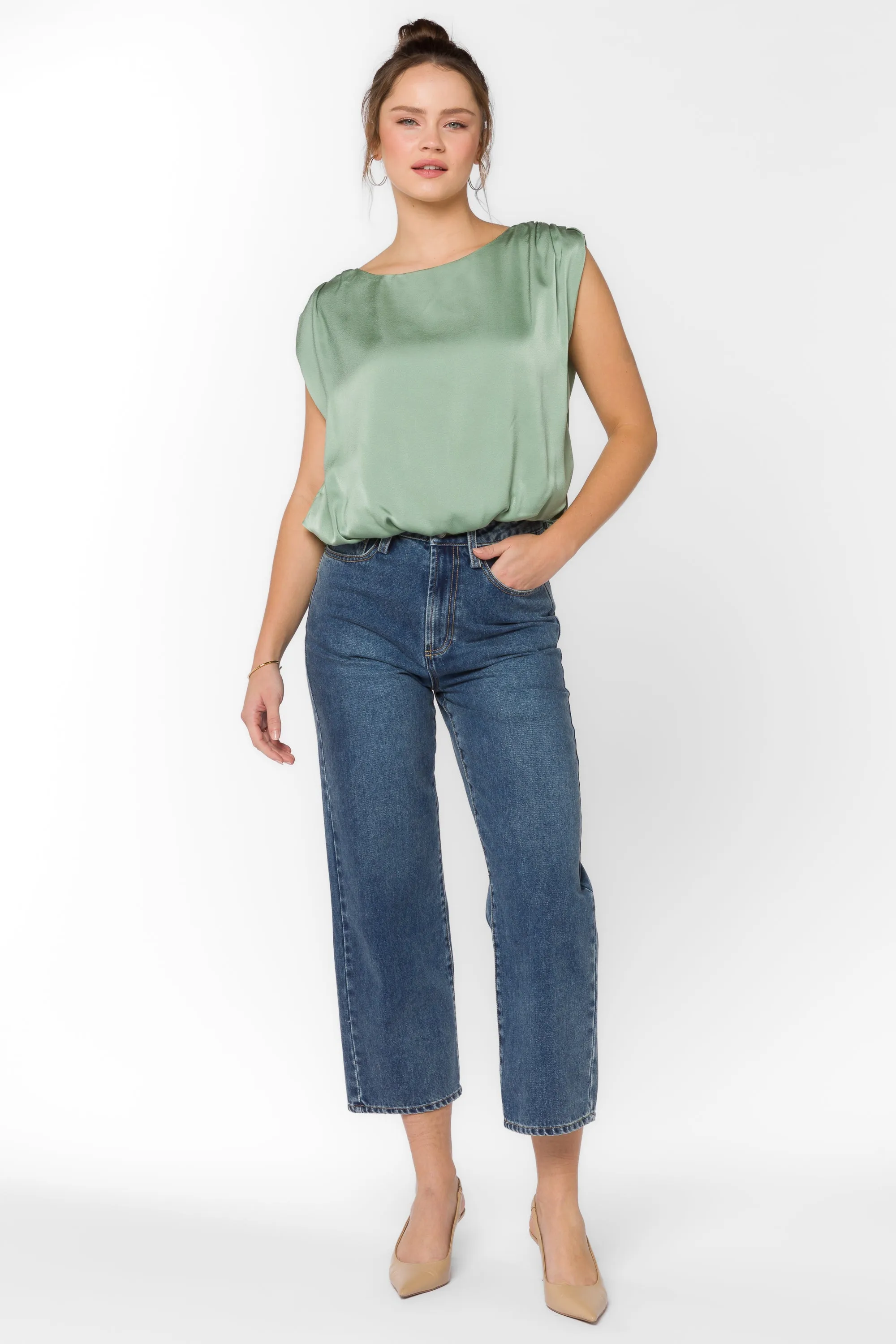 Apollo Tea Leaf Blouse