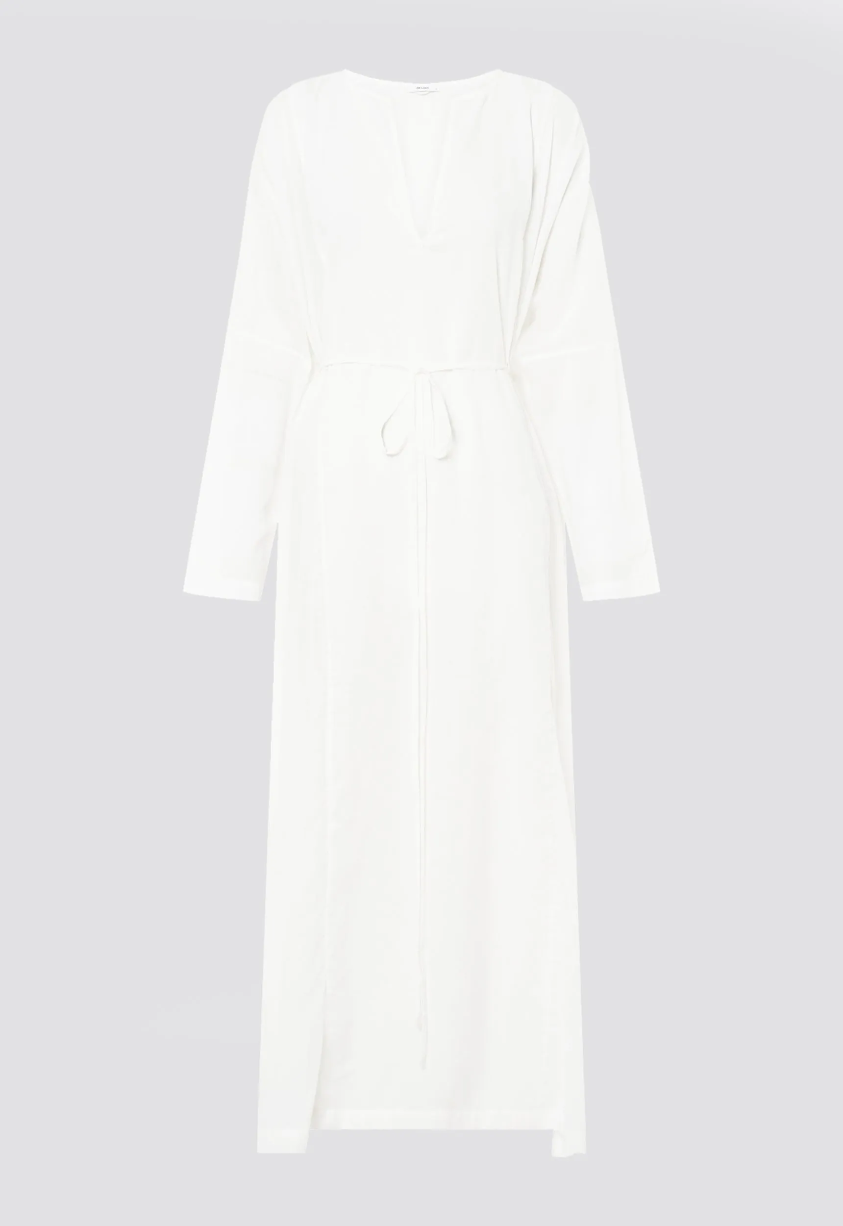 Arc Cotton Dress - White