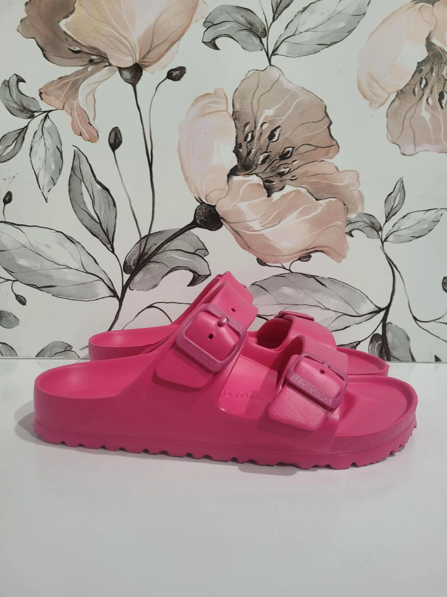 Arizona EVA Beetroot Purple Narrow by Birkenstock