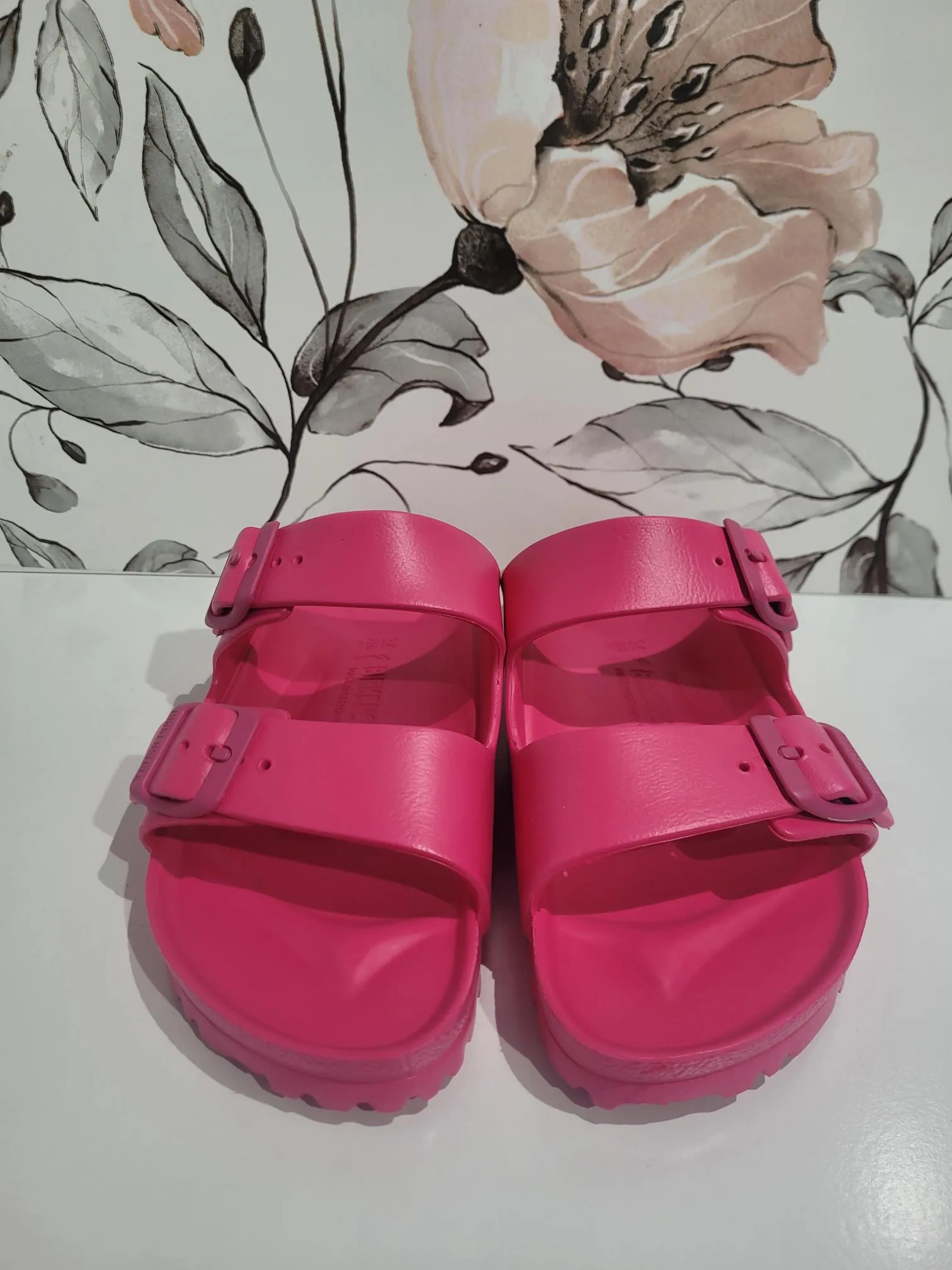 Arizona EVA Beetroot Purple Narrow by Birkenstock