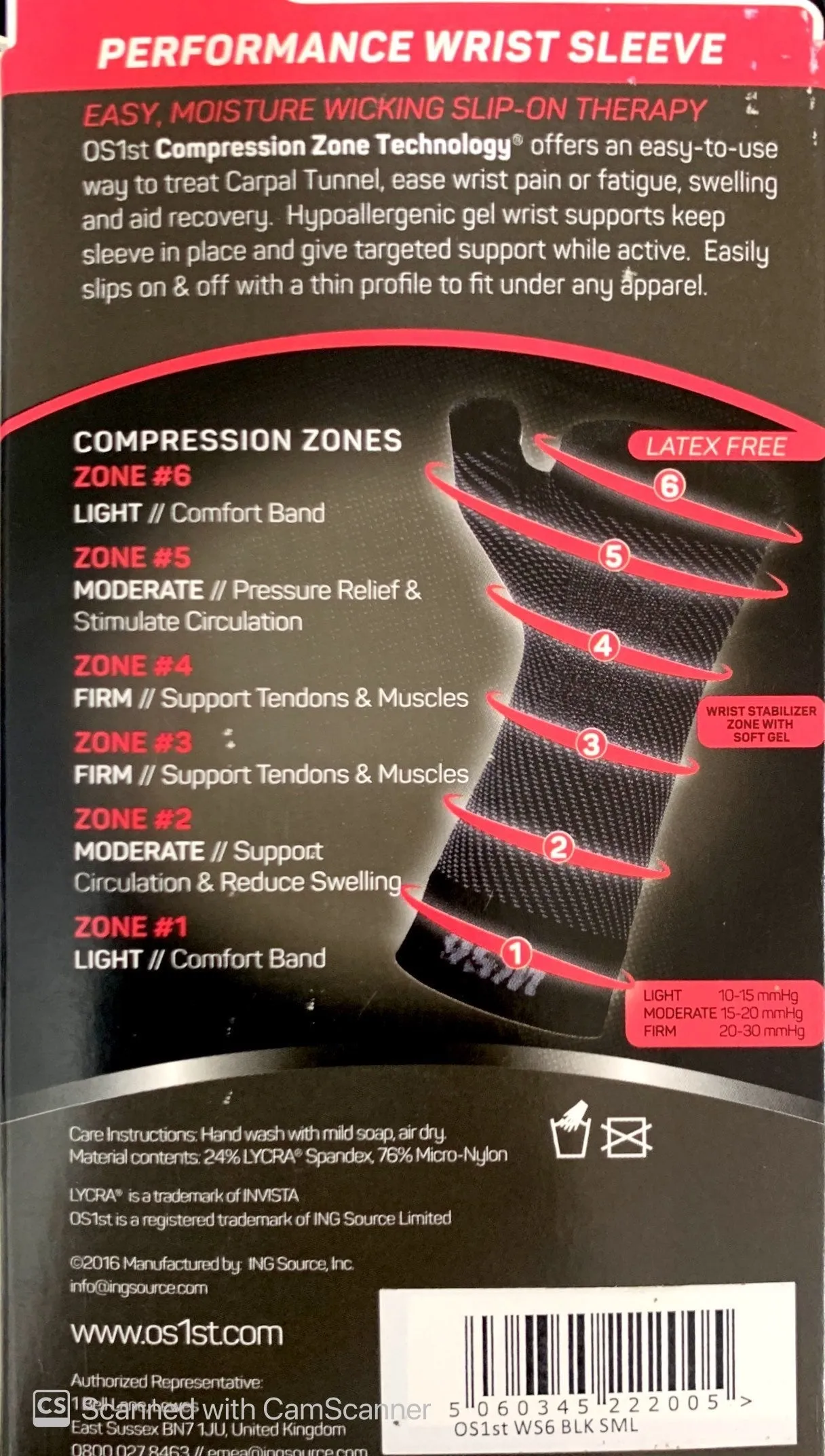 AS6 Performance Full Arm Sleeve Elbow & Arm Support