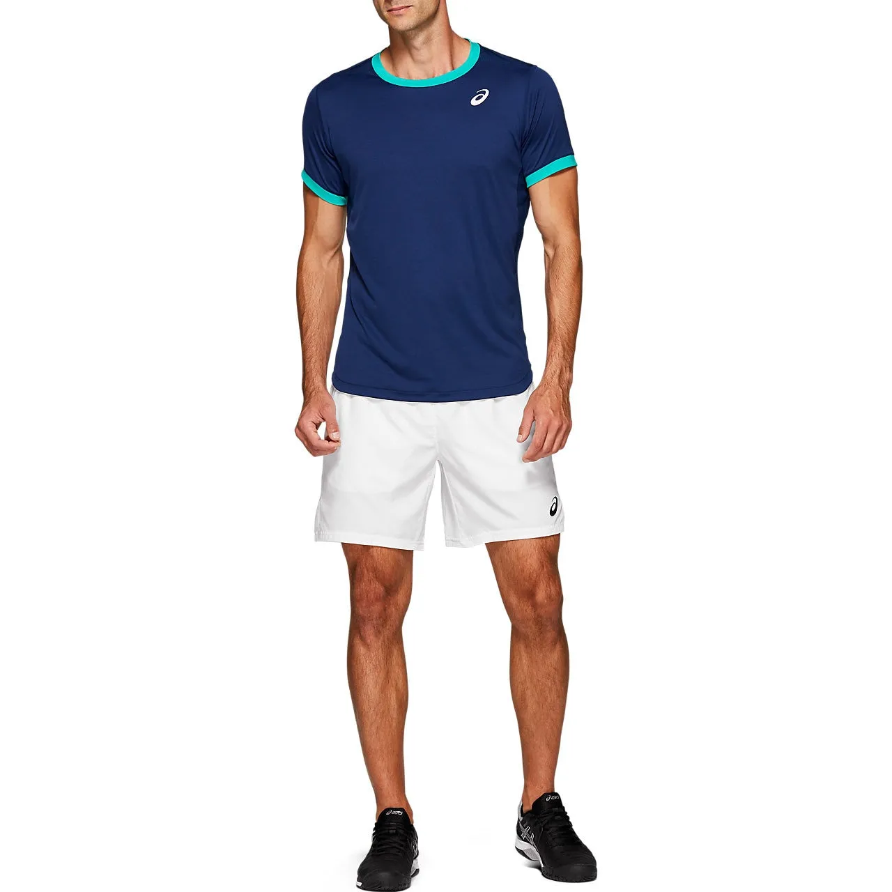 Asics Men's Club Short 7-Inch (White)