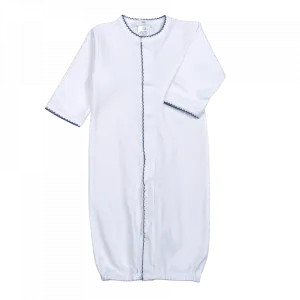 Baby Loren Pima Converter - White w/ Navy Trim
