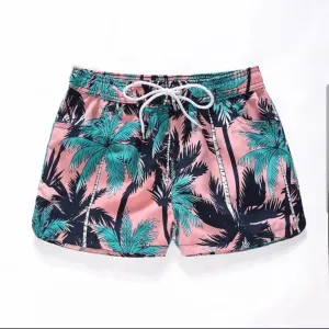 Baggie Estampado Rosa con Palmeras