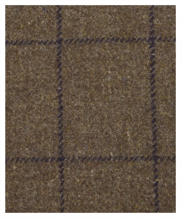 Ballin - 6 East by Ballin  Super 110s  - Geelong Lambswool & Windowpane Check Wool - Houston Trousers - Brown