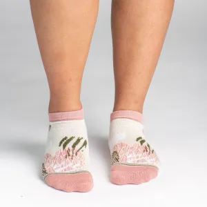 Bamboo Socks | Everyday Ankle | Wild At Heart Tea Rose