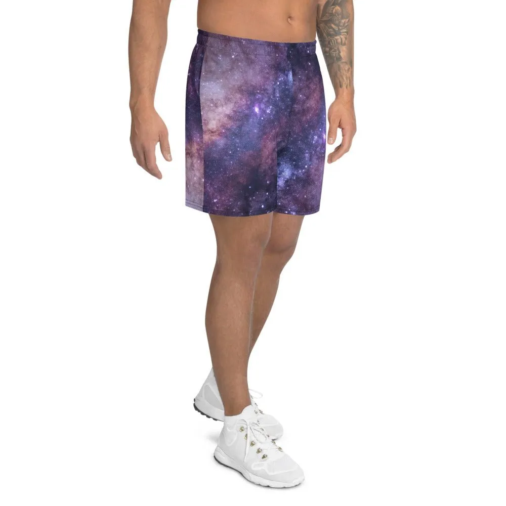 Be Extra Cosmic Men's Athletic Shorts - Swim Trunks for Men