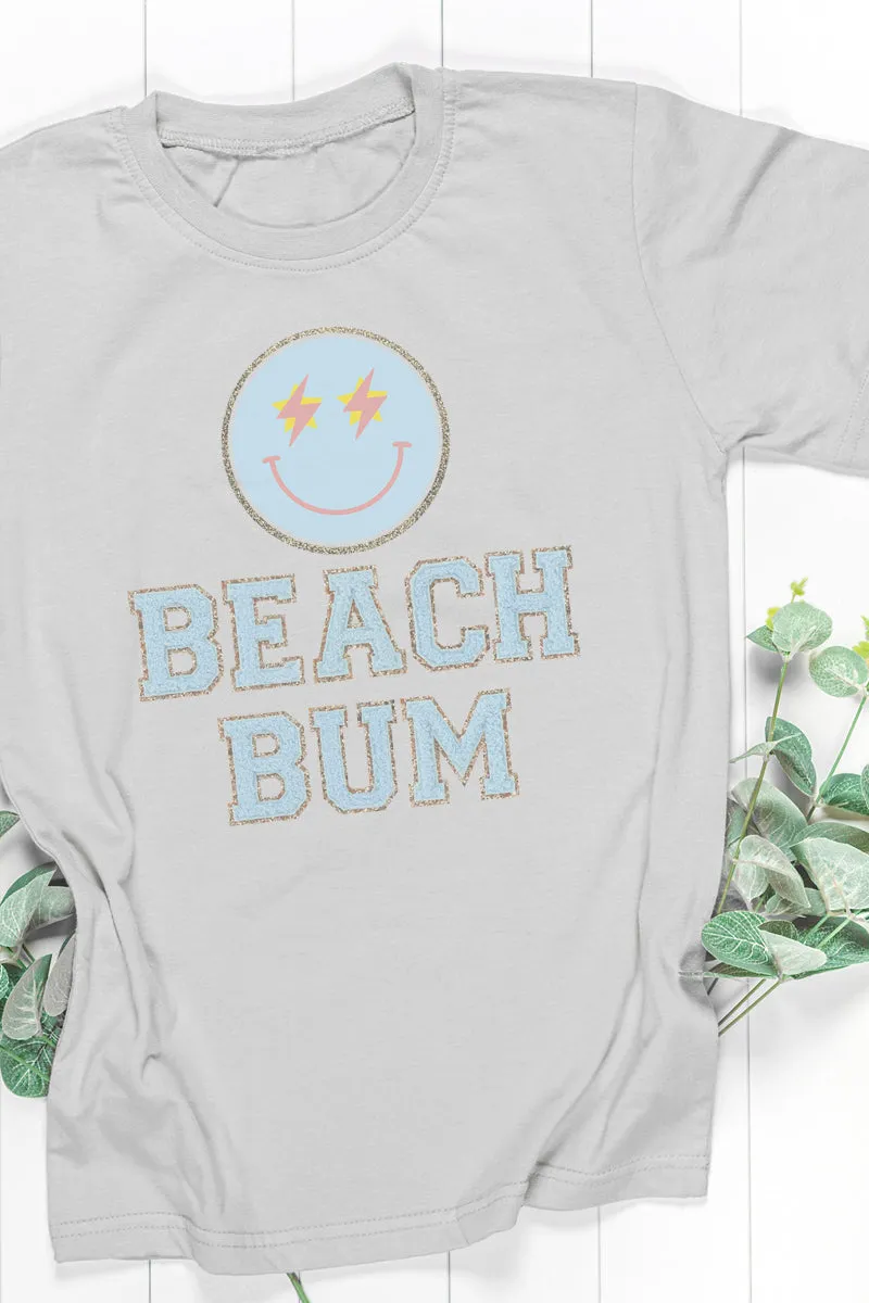 Beach Bum Happy Face Dri-Power 50/50 Tee