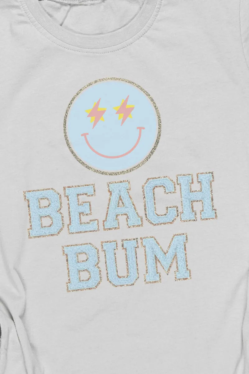 Beach Bum Happy Face Dri-Power 50/50 Tee
